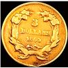 Image 2 : 1863 $3 Gold Piece CLOSELY UNCIRCULATED