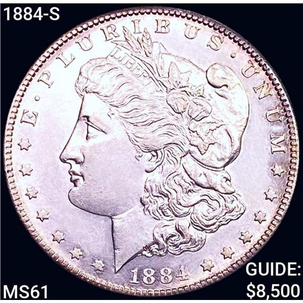 1884-S Morgan Silver Dollar UNCIRCULATED
