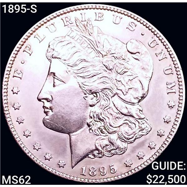 1895-S Morgan Silver Dollar UNCIRCULATED