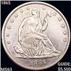 1865 Seated Liberty Half Dollar CHOICE BU