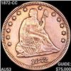 Image 1 : 1872-CC Seated Liberty Quarter CLOSELY UNCIRCULATED
