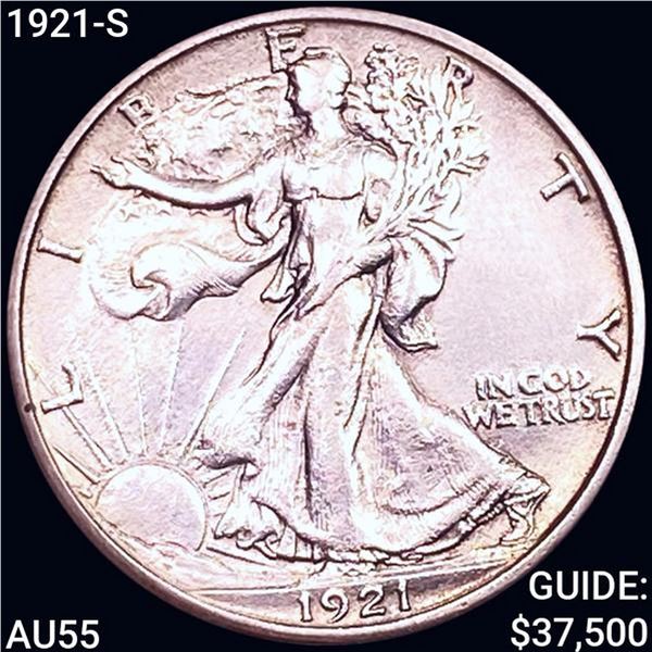 1921-S Walking Liberty Half Dollar HIGH GRADE