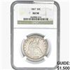 Image 1 : 1867 Seated Liberty Half Dollar NGC AU50