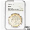 Image 1 : 1883-CC Morgan Silver Dollar NGC MS62