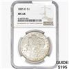 Image 1 : 1885-O Morgan Silver Dollar NGC MS64