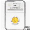 Image 1 : 1914-D $2.50 Gold Quarter Eagle NGC MS61