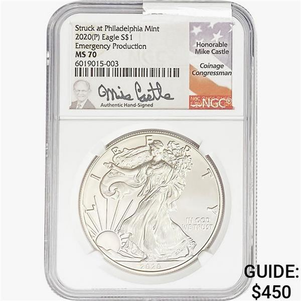 2021-S Silver Eagle NGC MS70