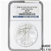 Image 1 : 2008-W REV07 Silver Eagle NGC MS69