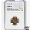 Image 1 : 1901 Wheat Cent NGC MS64 RB