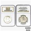 Image 1 : [2] Varied US Silver Coinage NGC PF/BU [1947, 1970-S]