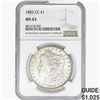 Image 1 : 1882-CC Morgan Silver Dollar NGC MS63