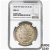 Image 1 : 1878 REV78 Morgan Silver Dollar NGC MS61