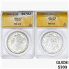 [2]1884-O Morgan Silver Dollar ANACS MS63 VAM-15/39