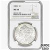 Image 1 : 1883 Morgan Silver Dollar NGC MS64