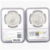 Image 2 : [2]1880-S/1899-O Morgan Silver Dollar NGC MS63