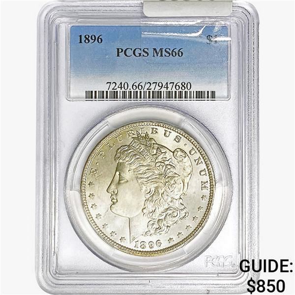 1896 Morgan Silver Dollar PCGS MS66
