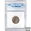 1952 Wheat Cent ICG PR63 RB
