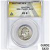 1937 Washington Silver Quarter ANACS VG8 DDO, FS-101