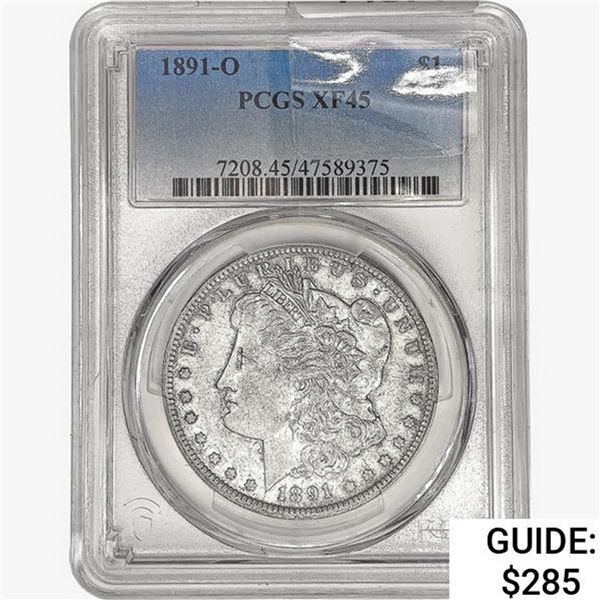 1891-O Morgan Silver Dollar PCGS XF45