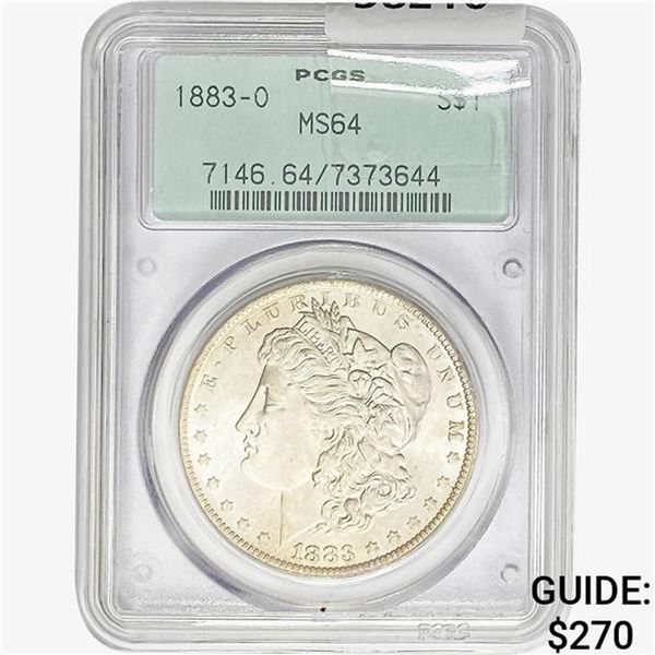 1883-O Morgan Silver Dollar PCGS MS64