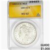 1883-CC Morgan Silver Dollar ANACS MS62