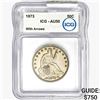 1873 Seated Liberty Half Dollar ICG AU50 W/ ARRWS
