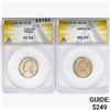 [2] 1939-D&1952 Jefferson Nickel ANACS MS/PF