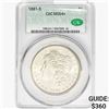 1881-S Morgan Silver Dollar CAC MS64+