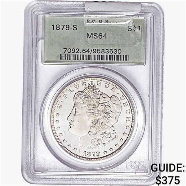 1879-S Morgan Silver Dollar PCGS MS64