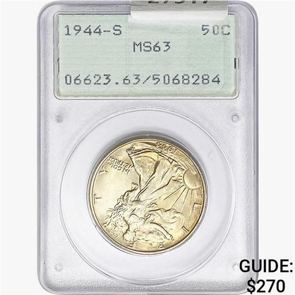 1944-S Walking Liberty Half Dollar PCGS MS63