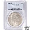 1884-O Morgan Silver Dollar PCGS MS65