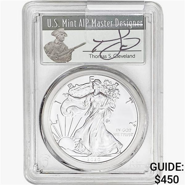 2020-S Silver Eagle PCGS MS70
