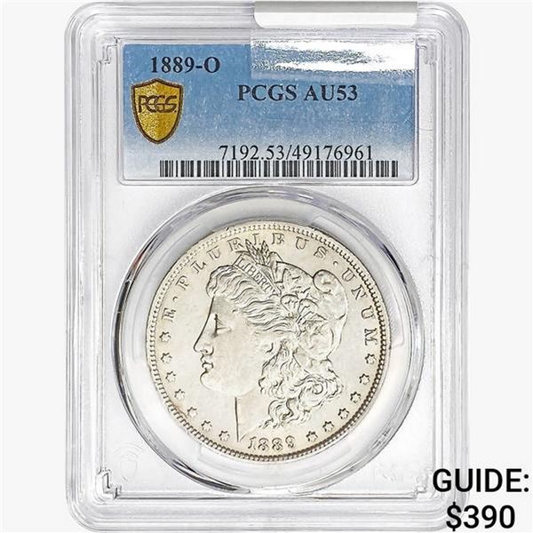1889-O Morgan Silver Dollar PCGS AU53