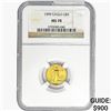 1999 1/10oz $5 AGE NGC MS70