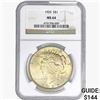 Image 1 : 1925 Silver Peace Dollar NGC MS64
