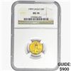 Image 1 : 1999 1/10oz $5 AGE NGC MS70
