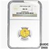 Image 1 : 1999 1/10oz $5 AGE NGC MS70