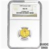 Image 1 : 1999 1/10oz $5 AGE NGC MS70