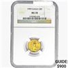 Image 1 : 1999 1/10oz $5 AGE NGC MS70