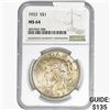 Image 1 : 1923 Silver Peace Dollar NGC MS64