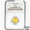 Image 1 : 1999 1/10oz $5 AGE NGC MS70