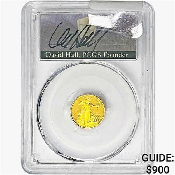 2023-W 1/10oz $5 AGE PCGS PR70 DCAM