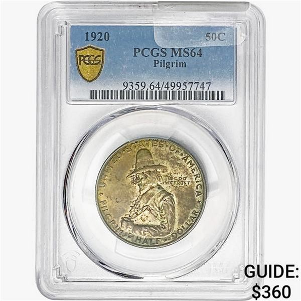 1920 Pilgrim Half Dollar PCGS MS64