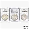 [3] 1923 Silver Peace Dollar NGC MS63