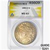 1884-O Morgan Silver Dollar ANACS MS63