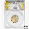 1890 Liberty Victory Nickel ANACS MS63