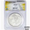 1890 Morgan Silver Dollar ANACS MS63