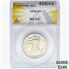 1935 Walking Liberty Half Dollar ANACS MS64