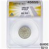1883 Shield Nickel ANACS AU55