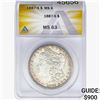 1887 Morgan Silver Dollar ANACS MS63